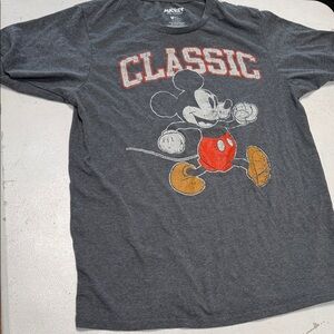 Disney Men’s Mickey Mouse Classic Charcoal T-Shirt size Medium